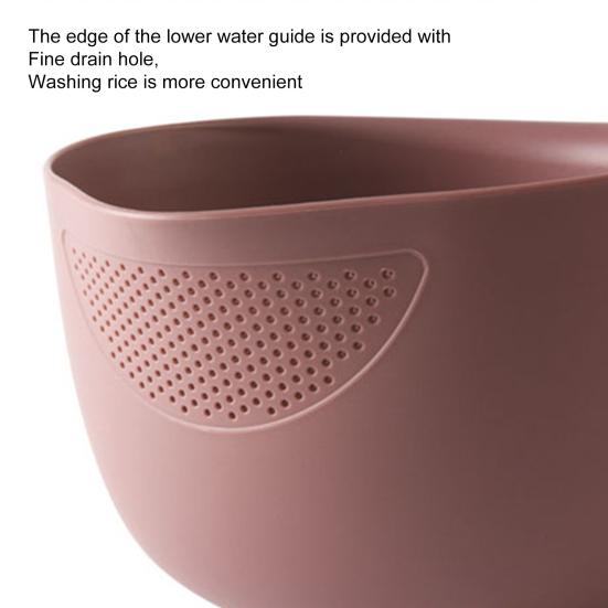 Premium Quick Drainage Widely Use PP Convenient Use Kitchen Colander for Home Rice Strainer Bowl