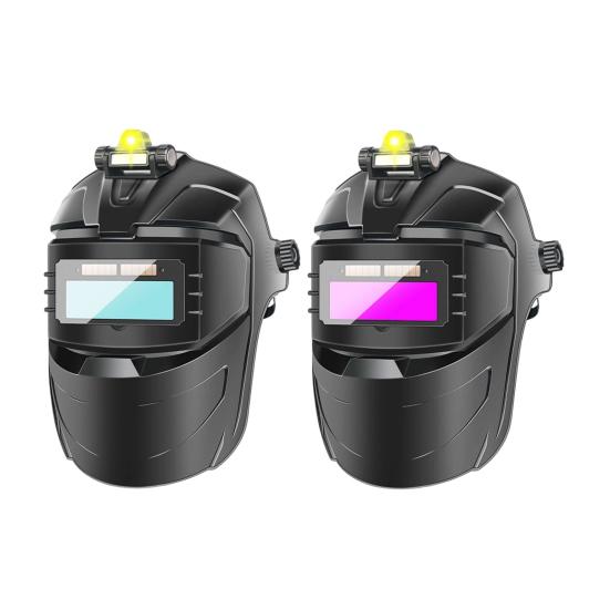 Electric Welding Mask Solar Powered Auto Darkening Helmet Multifunctional Welding