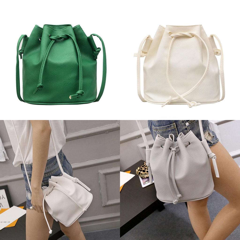Elegant Hot Sale Women Handbag Small Bucket Shape Bags Pu Leather Shoulder Crossbody Bag With Timeless Design