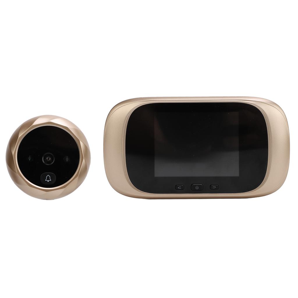 Visual Door Viewer Door Smart Peephole Camera Doorbell with 2.8 Inch LCD Display Infrared Night Visual Photo Taking for Home Security