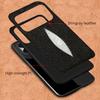 Genuine Stingray Leather Phone Case for iPhone 16 15 12 13 14 17 Pro Max Air Plus 17Pro 16Pro 11 Promax Luxury Shockproof Cover
