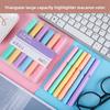 Highlighting Pen with Distinct Markings, Single-ended Triangular Shaft, Multi-color Soft Tip, for Marking in Notebooks and Handbooks.