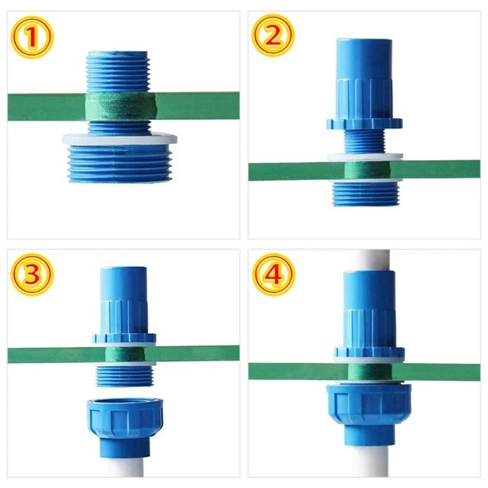PVC Pipe Drainage Connector 20~50mm Straight Fitting New Drain Joint  Fish Tank