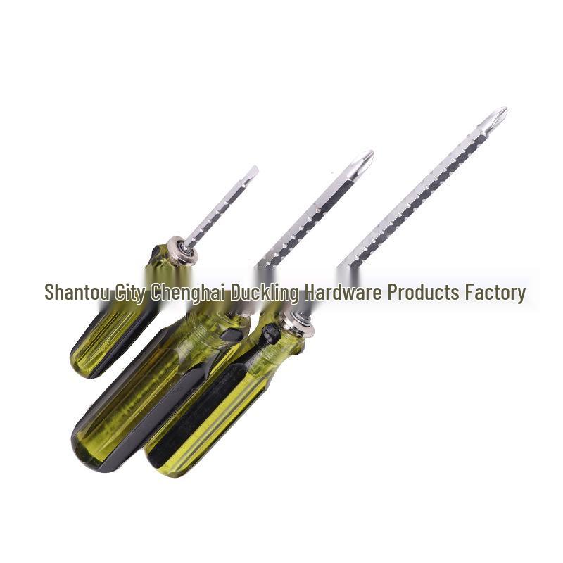 Multi-functional Telescopic Magnetic Crystal Handle Cross & Slotted Screwdriver