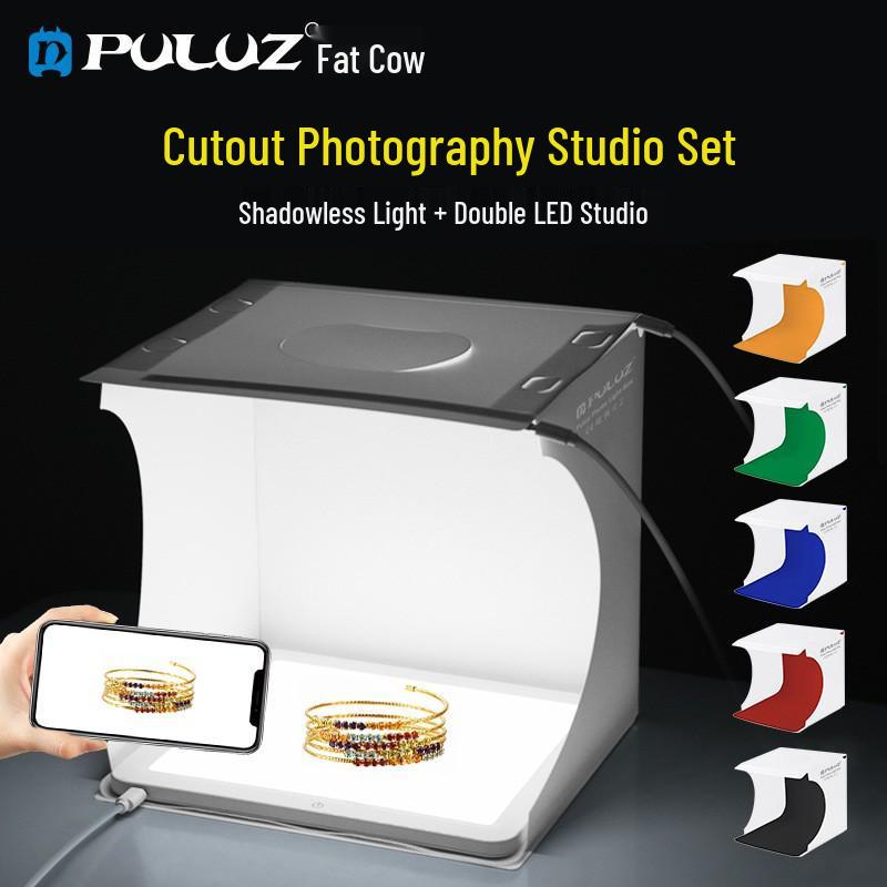 PULUZ Fat Cow 20 см Портативный безтеневой световой студийный комплект для фотографии