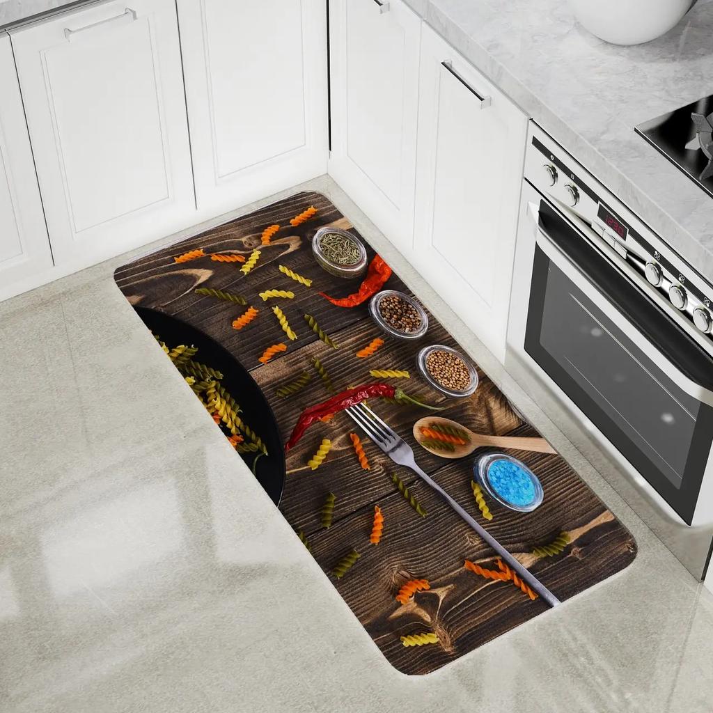 Long kitchen carpet home entrance door mat bedroom living room decoration bedside carpet corridor balcony bathroom non-slip mat