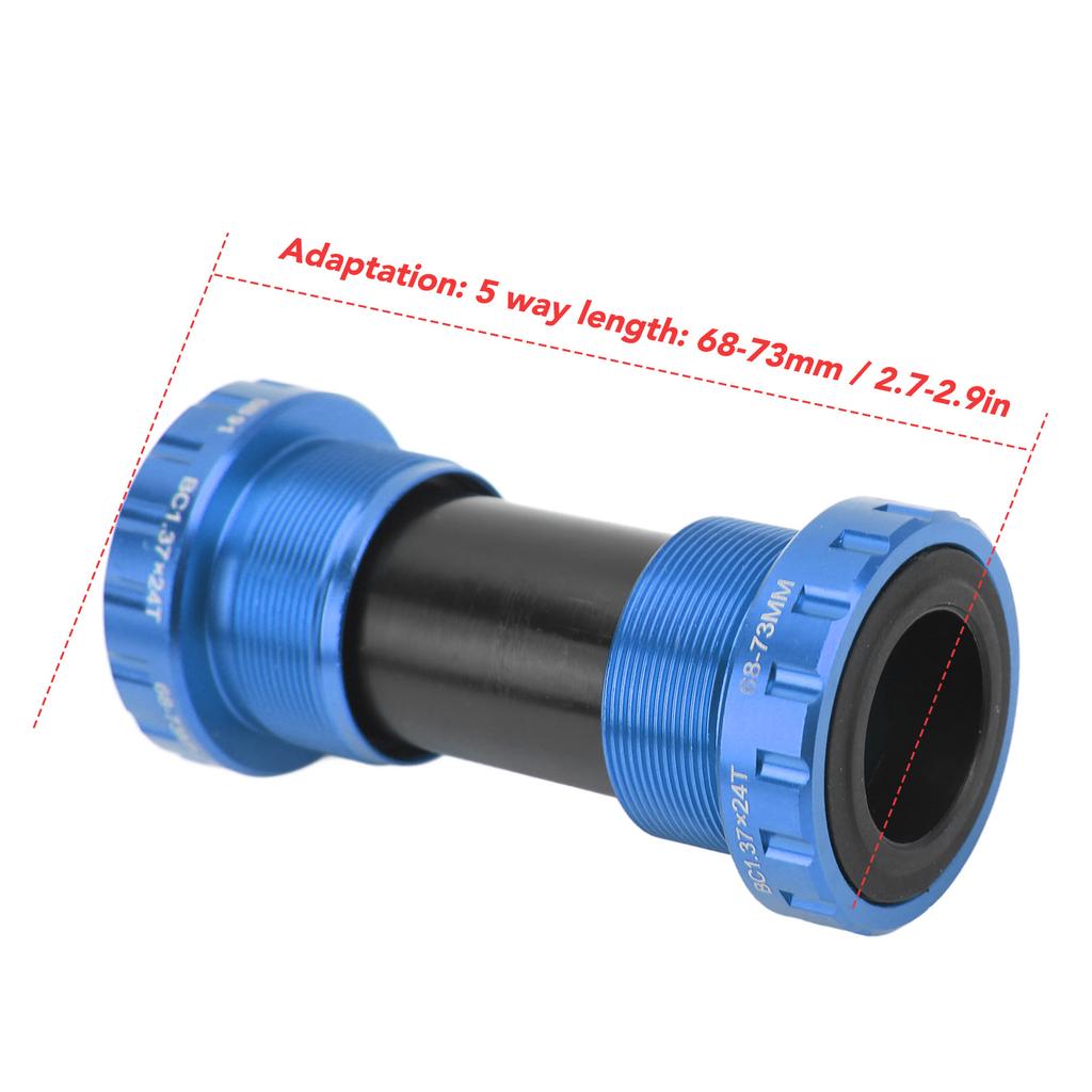 LeBycle Threaded Bike Bottom Bracket CNC Machining BB91 Mountain Bike Bottom Bracket for Outdoor Cycling