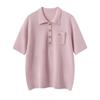 Women's Pure Cashmere Lapel Sweater - Autumn/Winter Loose Polo Knit Jumper