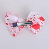 Halloween Blood Bow Clips for Women Girls Horror Eyeball Bowknot Hairpin for Halloween Theme Party Hair Accessories