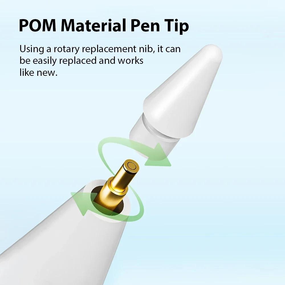 For Pencil Stylus For iPad A16 11th Air 13 5 4 M3 M2 Pro 11 12.9 M4 Pens 10 9 10th 9th Generation Mini 7 6 Touch Pen