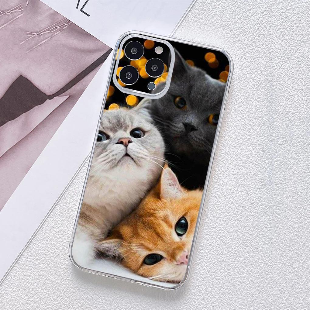 

Meow Eyes Kitten Cat Cover Phone Case for Samsung Galaxy A04 A14 A23 A34 A54 M23 M33 M52 M53 M30S M31 M51 M21 Funda Soft Casing Samsung M33 5G