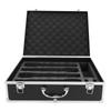 Wireless Microphone Case Aluminum Alloy Hard  Mic Foam Carrying Case Holds 4 Mics Receivers Transmitters Wireless Mic Case