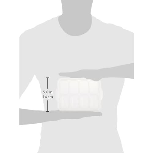 Skater (skater) Prepare-Ahead Freezer Storage Containers, 8 Blocks, 30ml x 8, Made in Japan, TRMR8N-A