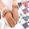 Luxurious Winter Warm Thick Soft Cashmere Touch Screen Gloves For Stylish Women Ladies