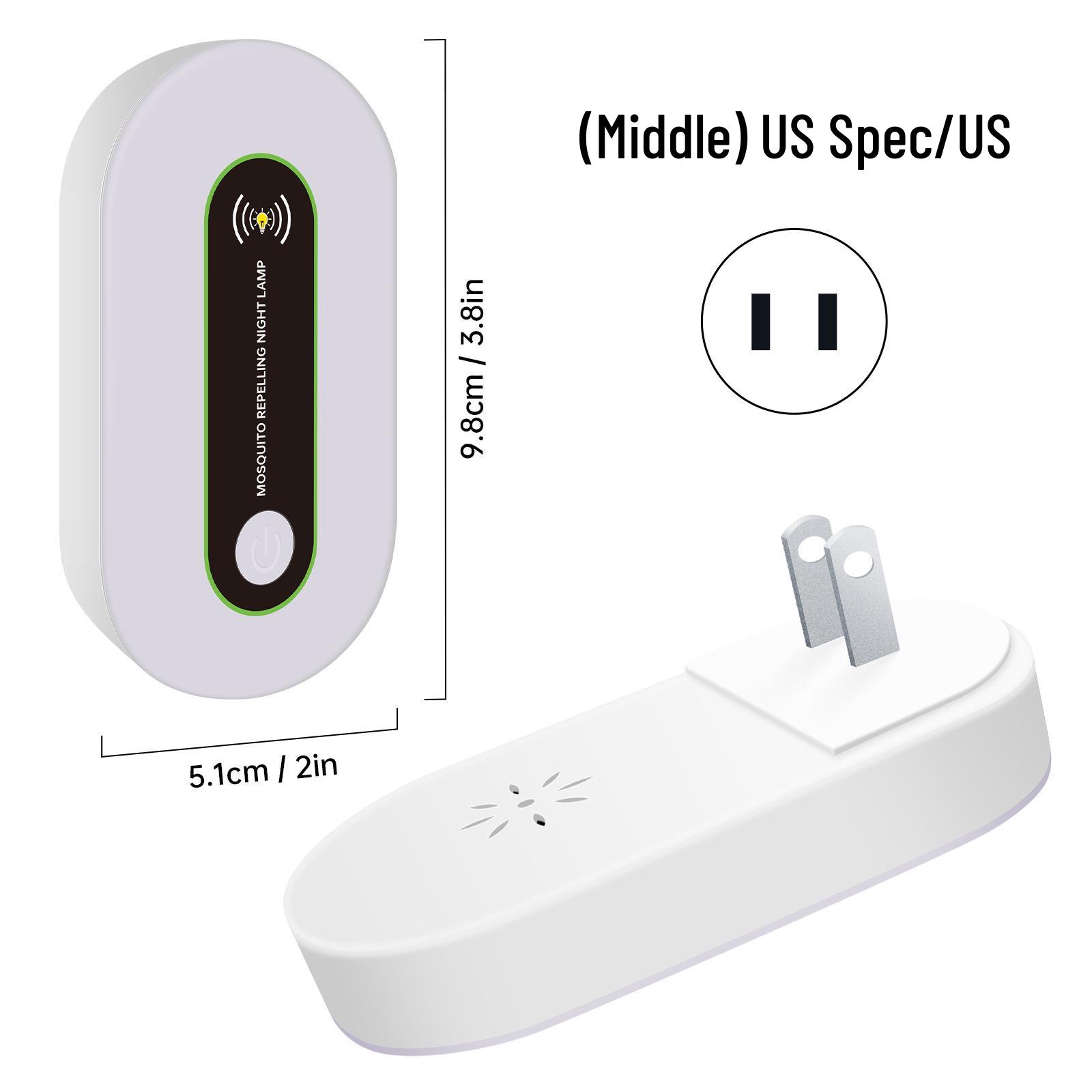 2024 Ultrasonic Silent Pest Repeller with Night Light - Energy Saving Rat, Cockroach, Insect, and Mosquito Control for Home