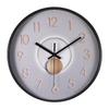 PATIKIL 12-inch Modern Wall Clock, Silent Operation, Sweeping Second Hand Mechanism, Silver Gray, for Office, Home, Living Room, and Kitchen.