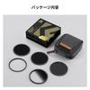 CONCEPT 82mm Magnetic Adapter Ring GND8 ND8 ND64 ND1000 ND Filter Set ND with Magnetic Easy Filter Case Nano Coating for Color Cast and Lenses K&F + +
