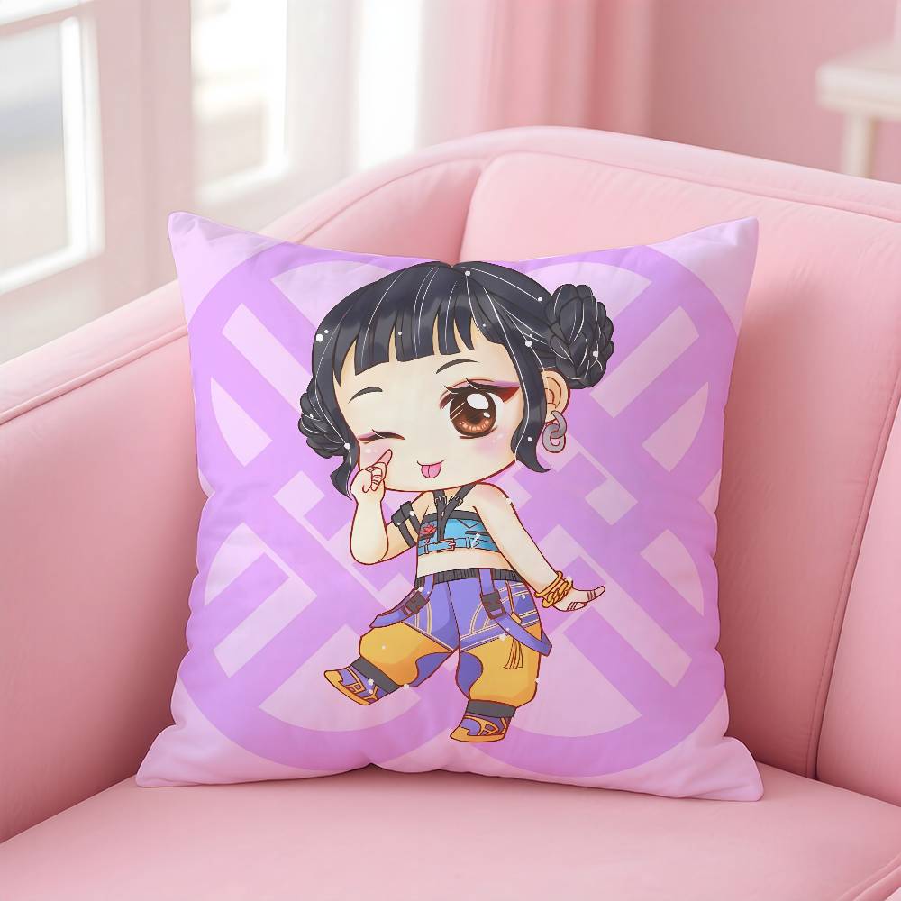 Kpops D-Demon H-Hunters Pillow Case Pattern Printed Pillowcase For Living Room Sofa Cushion Cover & Bedroom Decor
