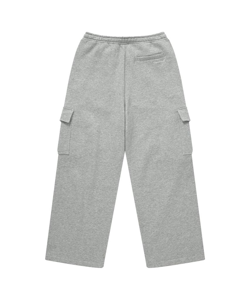 COVERNAT WOMAN Cargo Sweatpants Melange Grey