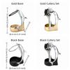 Cute Stainless Steel Dolphin Cutlery Holder Portable Decorative Dinnerware Set Fruit Fork Fruit Fork Set Home Decoration