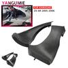 Fits Kawasaki ZX-6R 2005-2006 Motorcycle Modified Front Head Cover, Side Panel, Vent Pipe Cover, Edge Panel, Fairing Shell