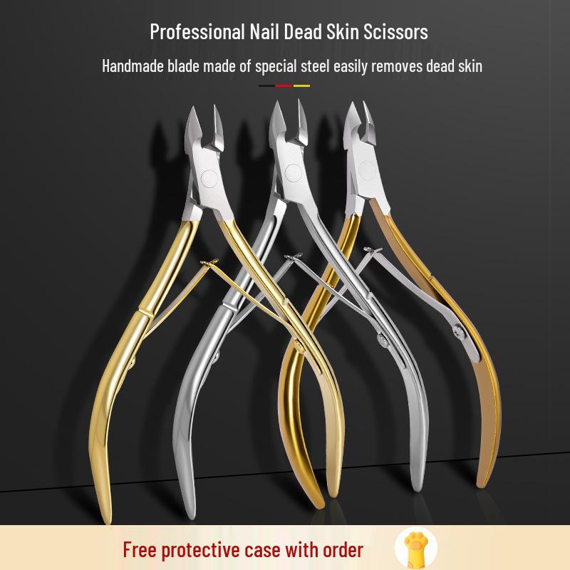 Professional Cuticle Nipper & Nail Art Tool Set: Remove Dead Skin, Callus, Trim Nails, Remove Gel Polish.