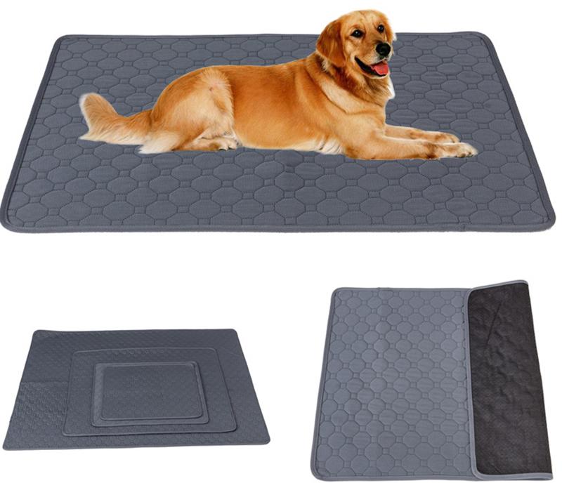Reusable Pet Diaper Mat Dog Mat Washable Dog Pee Pad Puppy Training Pad Urine Absorbent Mat for Car Seat Floor Sofa Pet Supplies
