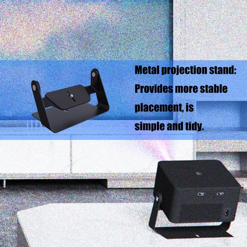 Full Rotation Bracket Adjustable Heavy Duty Metal Projectors Bracket For Home Cinema Playroom Office Setups
