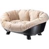 Black Basket Bed - Size L - 73 X 55 X 27 Cm - FERPLAST