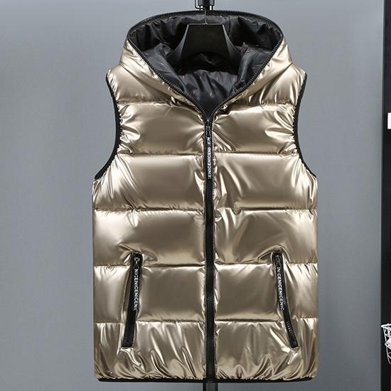 Autumn and Winter Season Cotton Vest Men's Korean Version Trendy Outerwear Men's Vest Camisole Sleeveless Jacket Casual Men's Wear