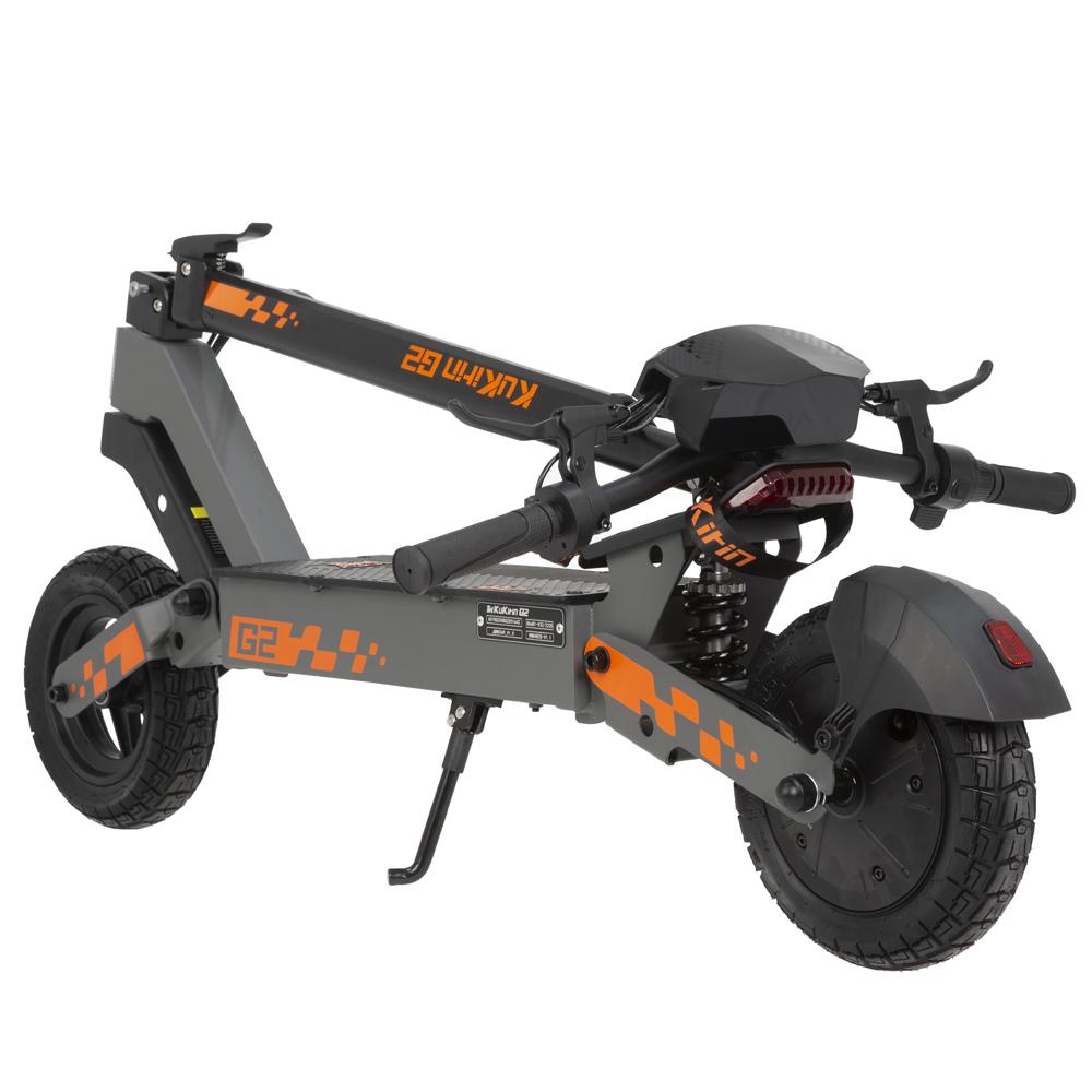 Patinete eléctrico plegable KuKirin G2, motor de 800W, batería de 48V 15Ah, velocidad máxima 45km/h, neumáticos de 10 pulgadas + 4 Regalos