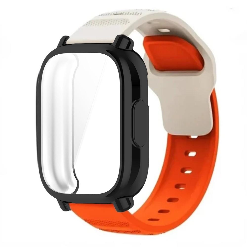 Breathable Silicone Strap+TPU Screen Protector For Redmi Watch 5 Active Band Soft Case For Redmi Watch 5 Lite Sports Band Correa