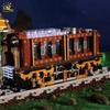 HUIQIBAO 1958PCS MOC Punk Mechanical Train Model Building Block Brick Construction Toy For Children Desk Home Decoration