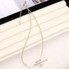 Elegant Olive Green Zircon Crystal Necklace: Retro Shine & Luxury Design for Women