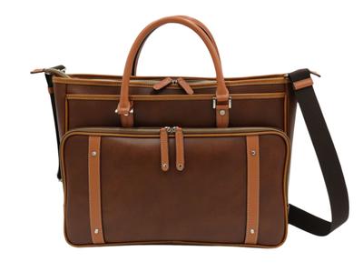 Business Bag Patrick 2 Hand Business Bag Red Brown Men's 5023-22