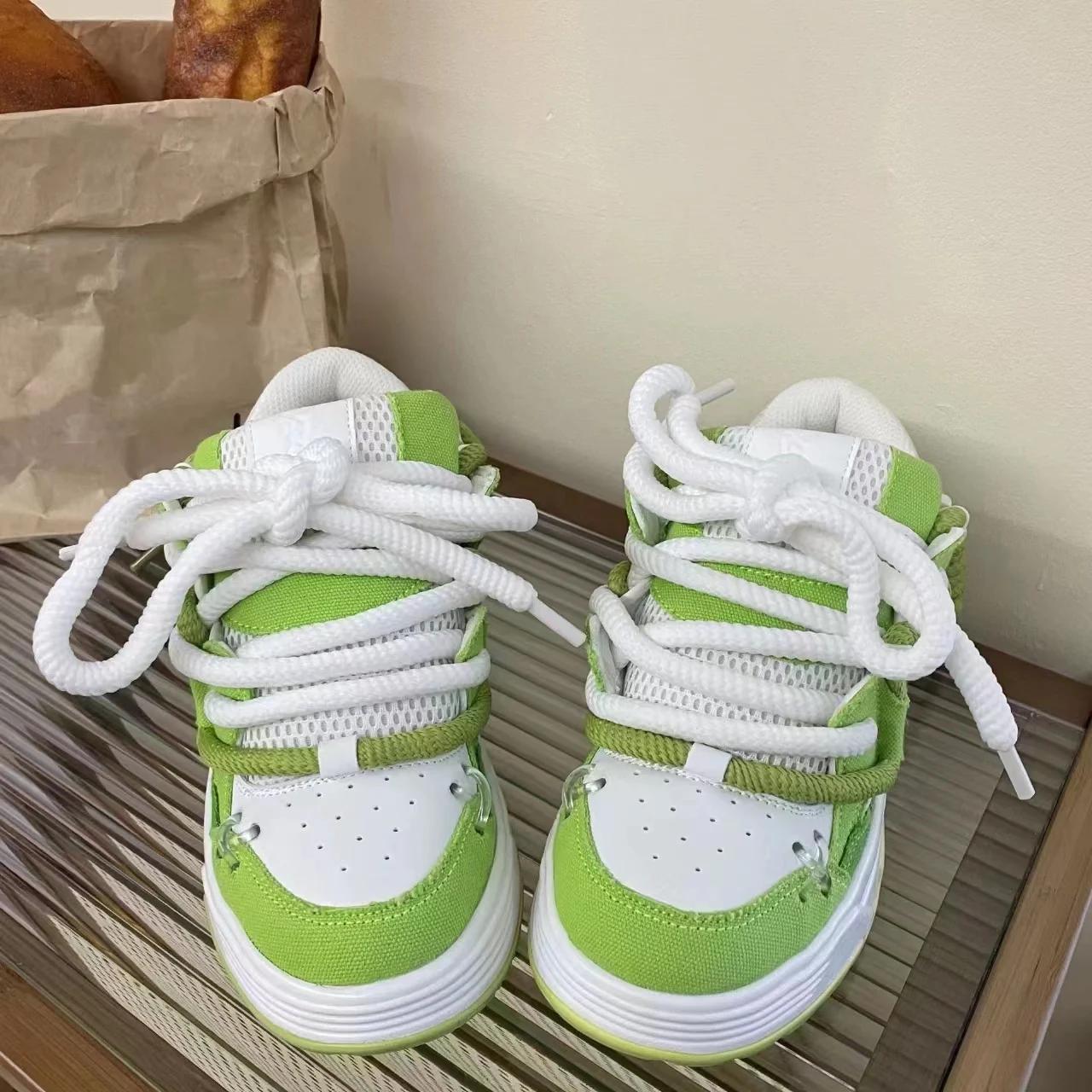 

Спортивне взуття для пар Нове вінтажне жіноче спортивне взуття Модне чоловіче спортивне взуття на платформі Кросівки для бігу для фітнесу Жіноче взуття 36