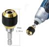 Bit Holder Magnetic 1/4" Hex Shank Drill Bit Extension,  Coupling for Screwdriver Bits Nuts Drills Socket Driver Adapter2.4+6In