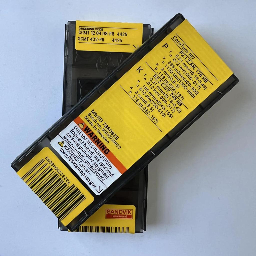 Original Sandvik / SCMT120408-PR 4425 CNC lathe carbide blade 10 PCS