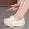 Fashion Korean Version Dexun Shoes Womens 2025 Spring New Shallow Casual Cloth Shoes Fashionable Versatile Flat-Soled Sneakers For Women