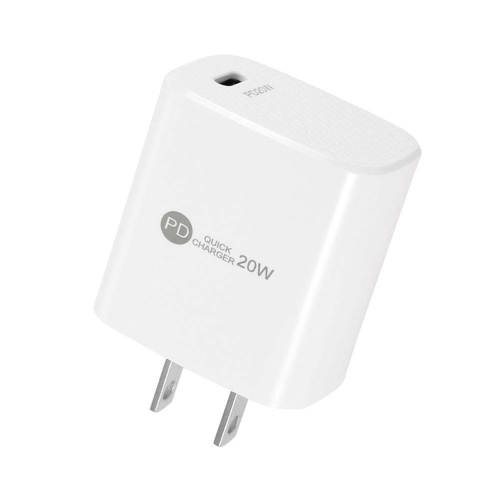 20W PD Fast Charger - Travel Adapter for EU/US/UK