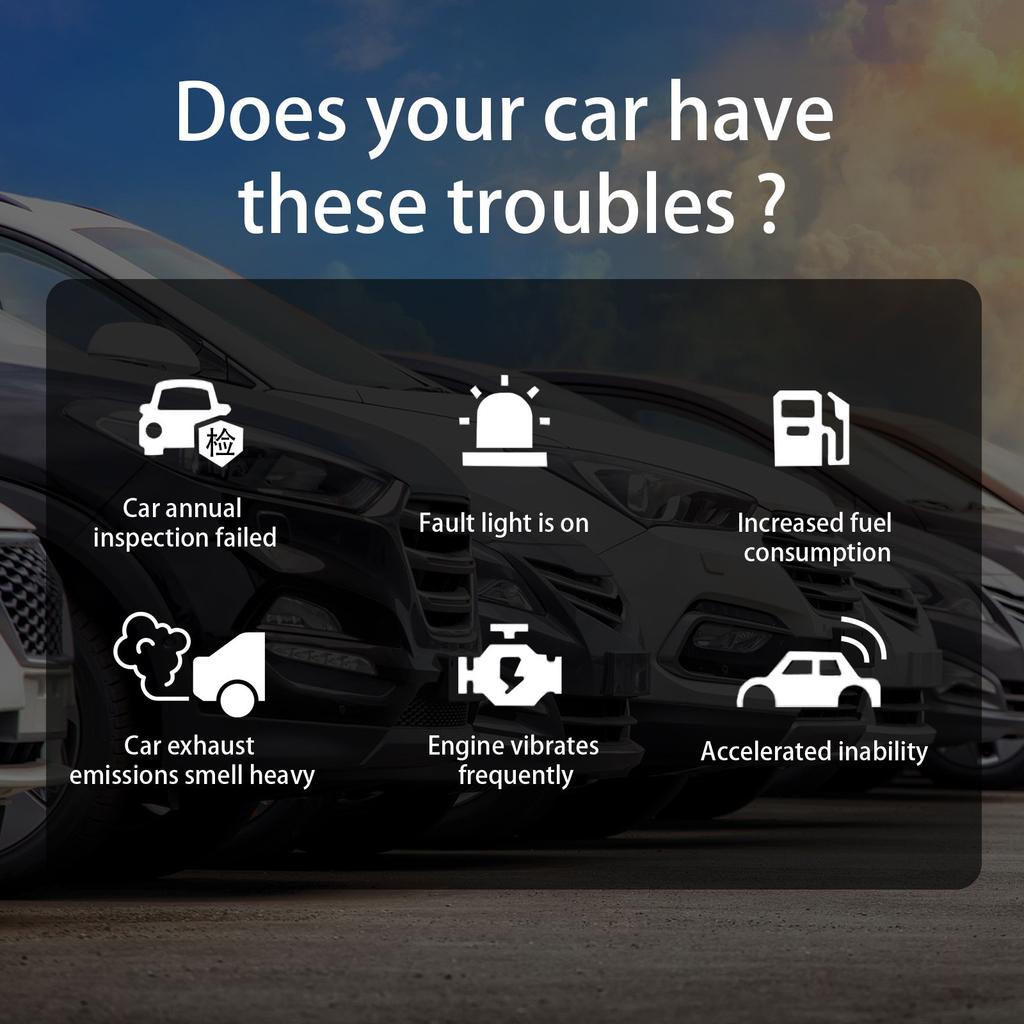 Catalytic Converter Cleaner,  Auto Parts Engine Auto Parts Engine Cleaner Exhaust System Pipe Carbon Removal Cleaners  120ml