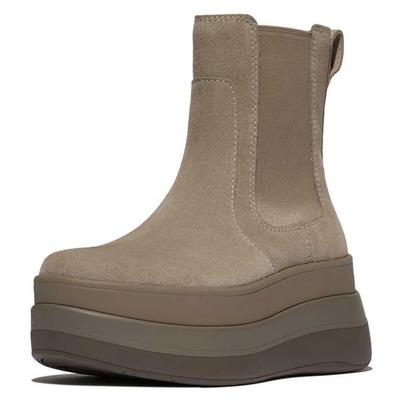 Fitflop F-Mode Stack Suede Chelsea Booties