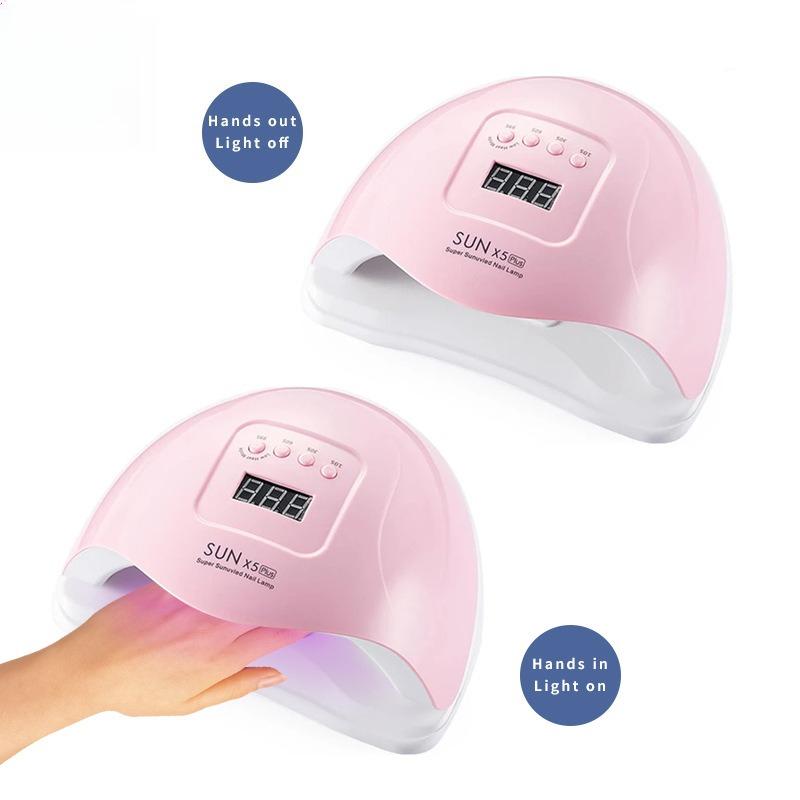 120W High Power Nail UV LED Lamp, Professional Nail Dryer Light Curing Machine for Nail Salon