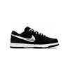 Nike Big 'Silver Toe' Abrasion Resistant Low Top Skateboard Shoes Men's Black White 355152-016(Team1274-Silvertoe)