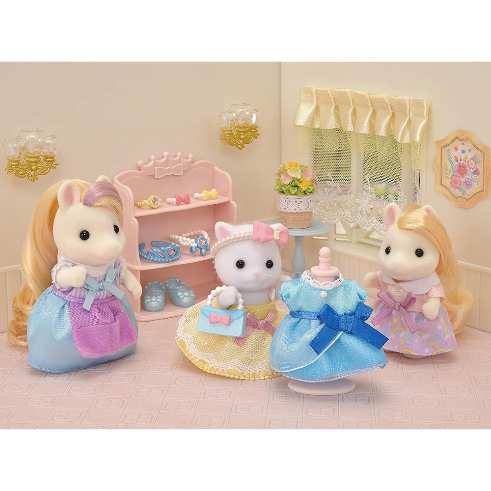 Sylvanian Families Hair Salon Dress-Up Set 3+ Years Dollhouse Toy EPOCH