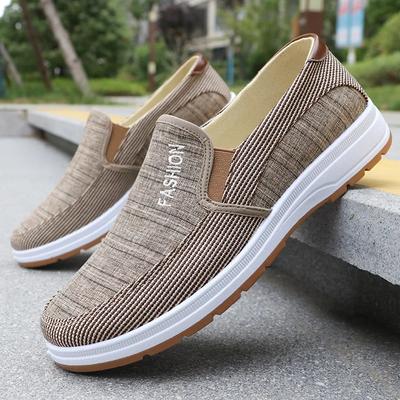 Heren Casual Sportschoenen Zomer Canvas Schoenen Herenschoenen Comfortabel en Ademend Oude Peking Stoffen Schoenen Werkschoenen