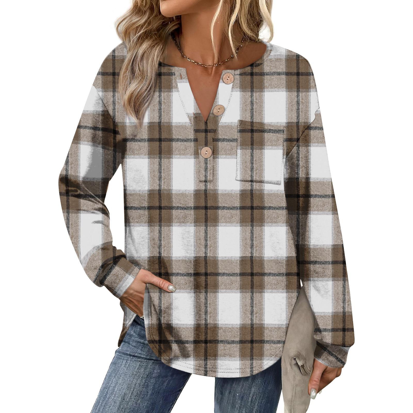 

Женский модный топ с длинными рукавами в стиле ретро с принтом XXL