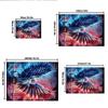 "Liberty Angel: Patriotic Wings Statue of Liberty Art Print"Office Mat Home Decor Office Desk Chair Carpet for office ph145