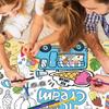 Paper Table Cloth For Coloring, Creative Children's Activities,Summer Party Children's Ice Cream Painting Coloring Poster, Excluding Paintbrushes,