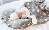 LITTLE SEEDS Portable Crib Twinkle Star Medium Set, (Pink),